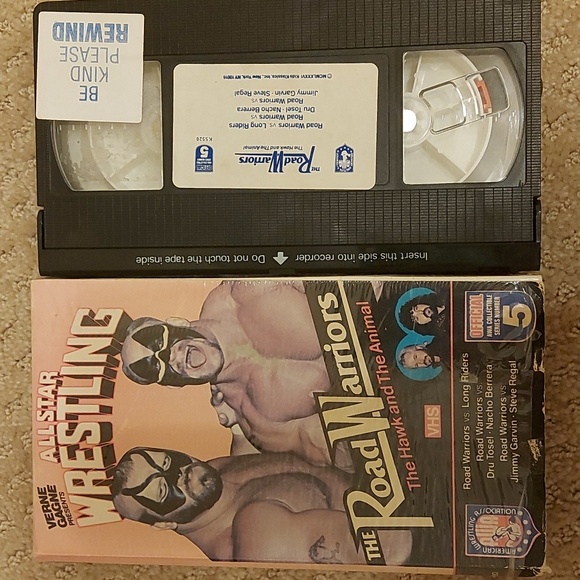 The Road Warriors AWA All Star Wrestling VHS tape - Picture 2 of 7